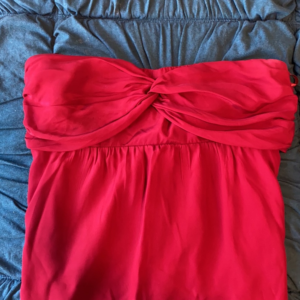 The Limited red strapless dress‎ - Picture 3 of 9